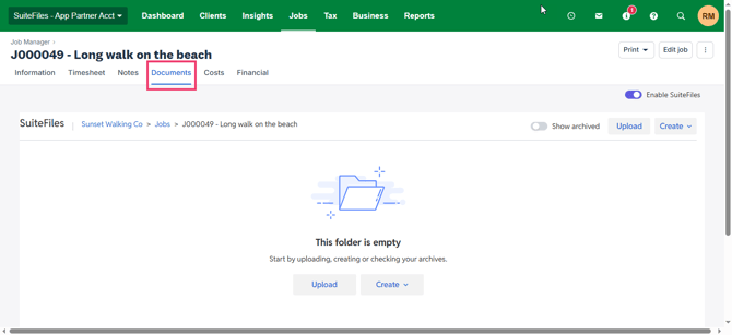 XPM New View - Jobs Documents