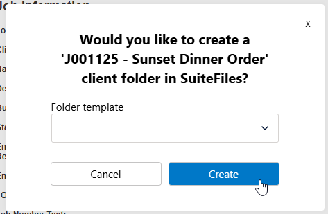 XPM Old View - Jobs Folder Prompt