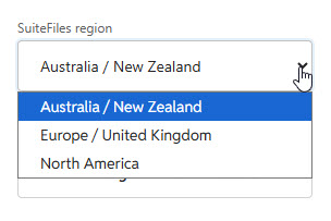 New Outlook Choose Region