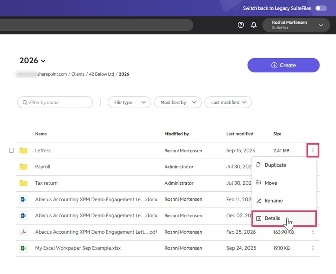 New SuiteFiles Folder Details Single 1