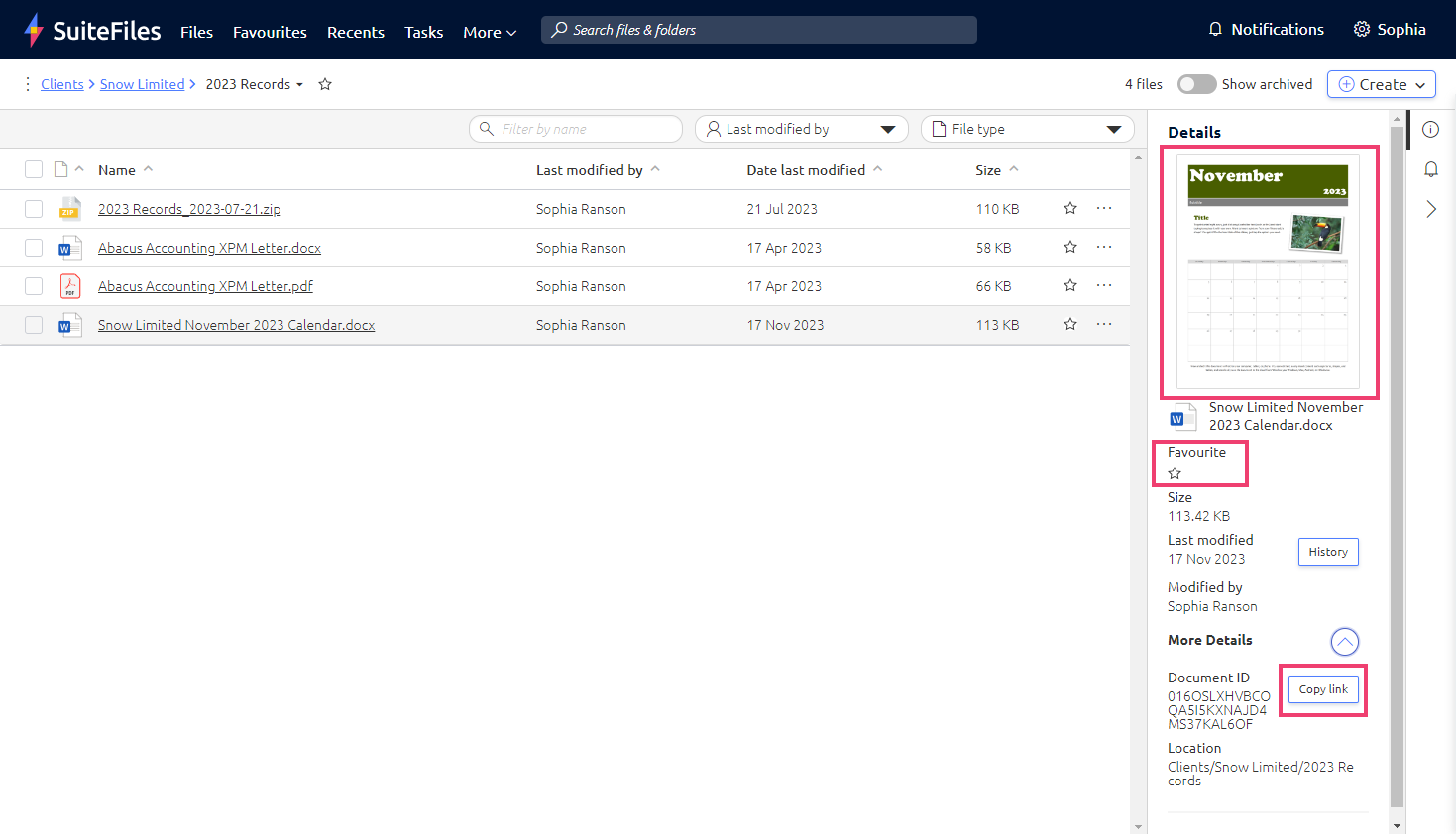 How can I preview a document?